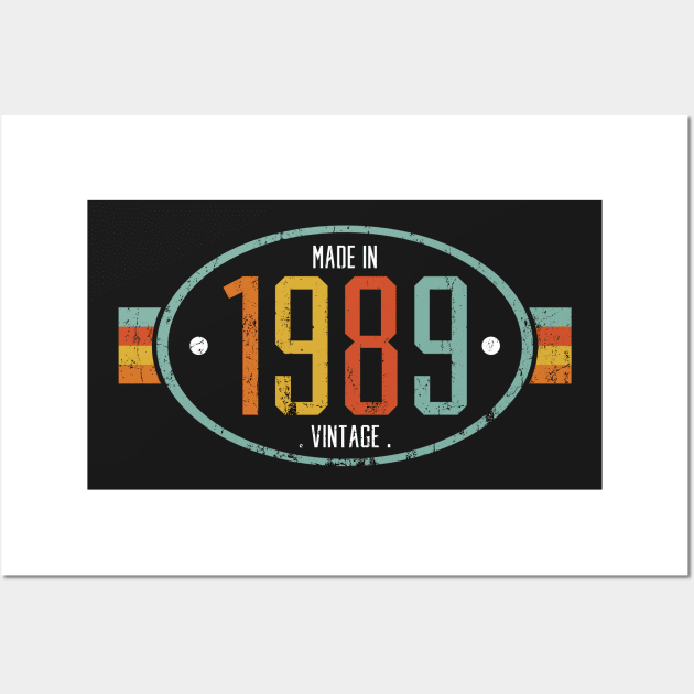 Made in 1989 Vintage Wall Art by ARTSYILA